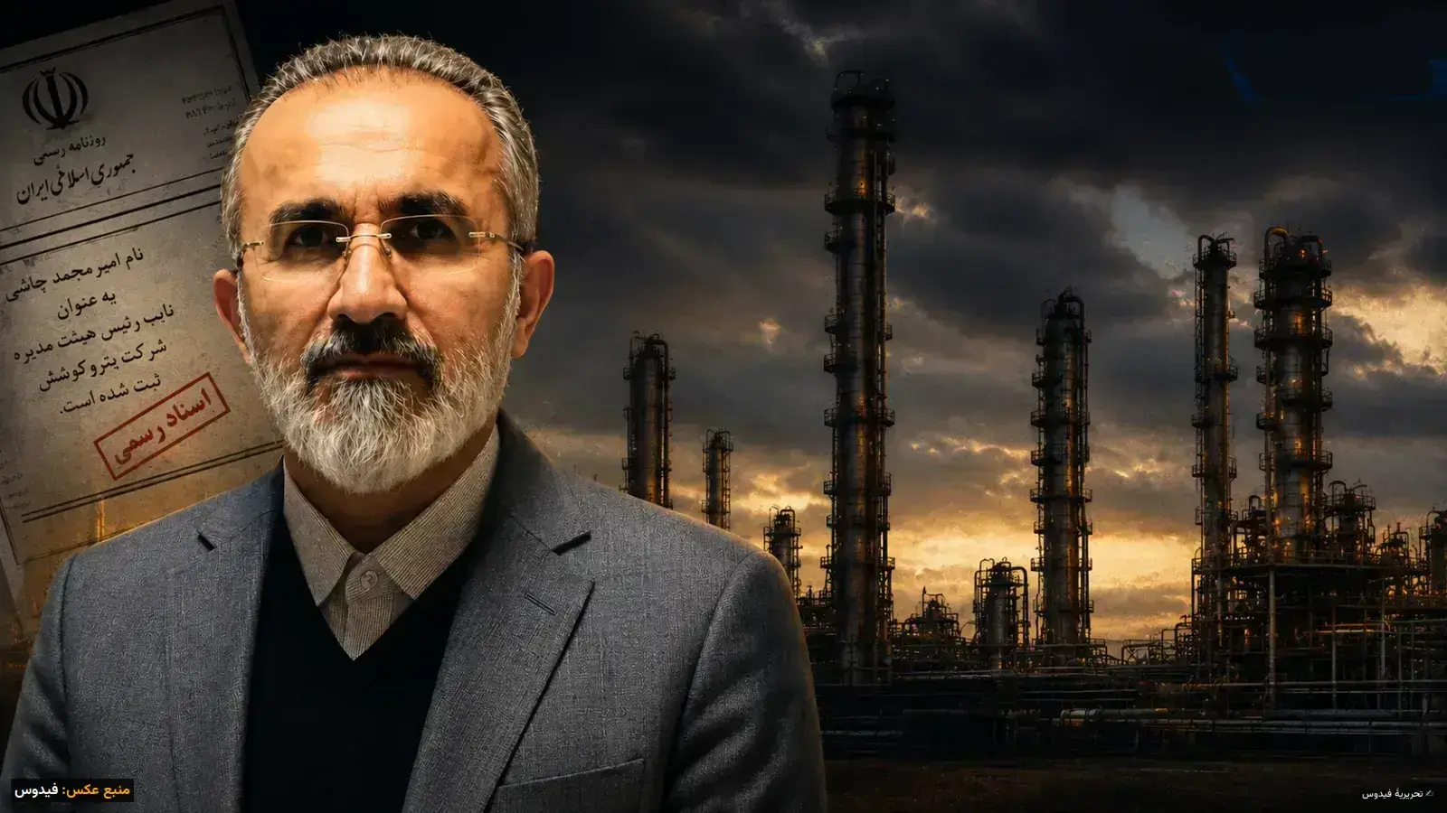 تغییر نام جنجالی مدیرعامل جدید پتروفرهنگ؛ از تاج محمد چاشی تا محمد هاشمی کیا