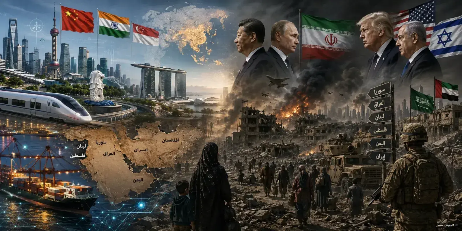خاورمیانه؛ میدان نبرد قدرت‌ها و بی‌ثباتی‌ها