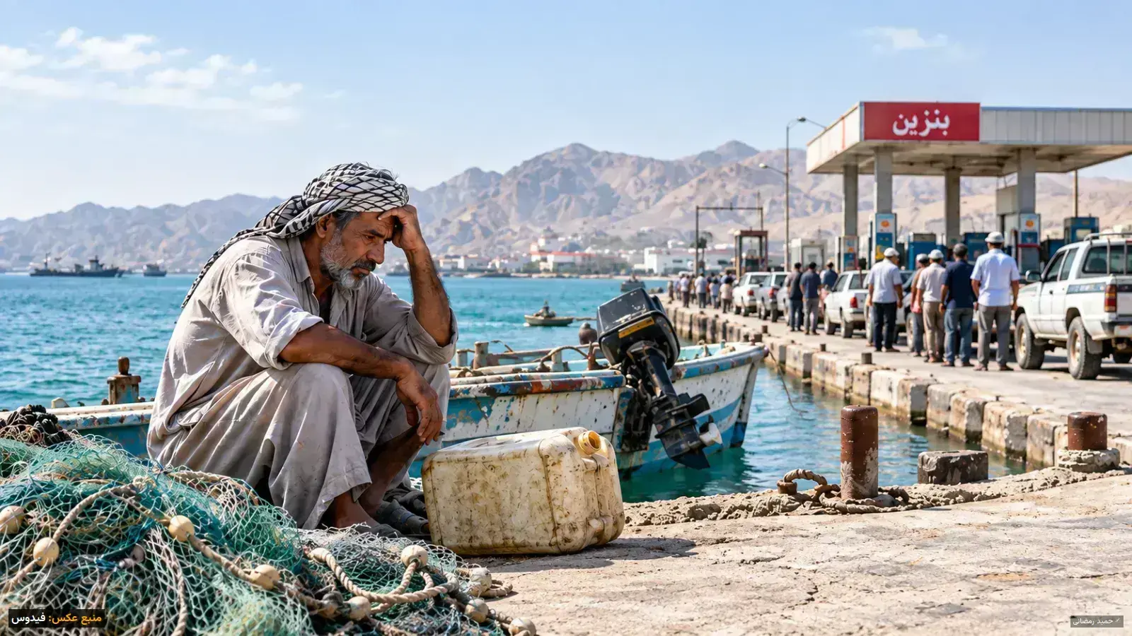 بحران سوخت و زندگی ساحلی هرمزگان؛ فلج شدن زندگی صیادان