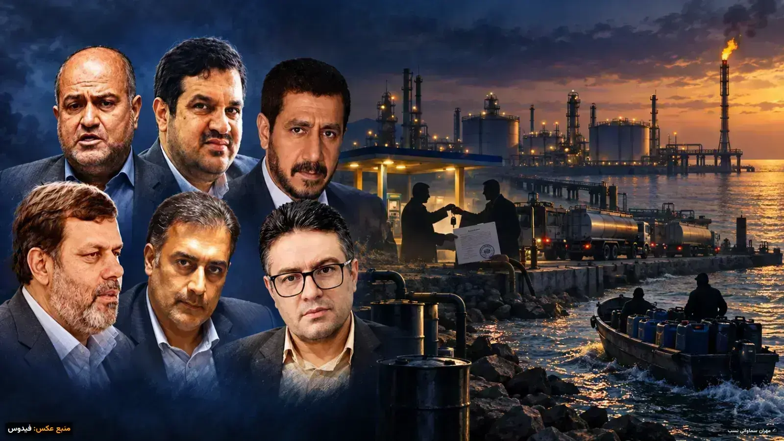 افشای شبکه سازمان‌یافته قاچاق سوخت در ساحل آبادان
